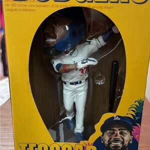 Baseball Player Bobblehead with Blue Helmet